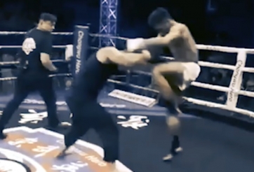 VIDEO: Đệ tử Vịnh Xuân 'hóa bao cát' cho võ sĩ MMA thỏa sức đấm