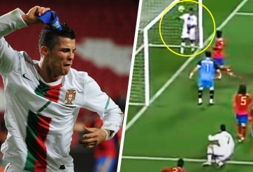 Nani 'kêu oan' trong pha cướp siêu phẩm để đời của Ronaldo