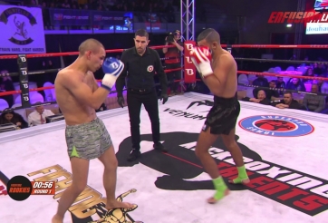 Võ sĩ Indonesia gặp 'quả báo' vì 2 lần đánh lén đối thủ