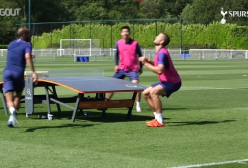 VIDEO: Son và Kane phối hợp hoàn hảo trong môn thể thao lạ