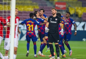 Messi im tiếng, Barca suýt ôm hận ngay trên sân nhà