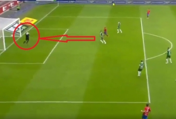 VIDEO: Pha cản phá 'đi vào lòng đất' của thủ môn