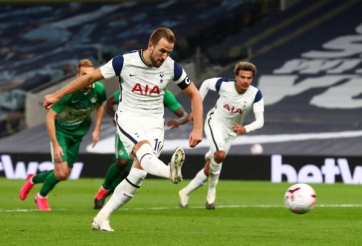 Kane lập hat-trick, Tottenham vào vòng bảng Europa League