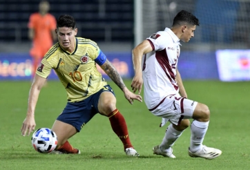 Đội bóng của James Rodriguez thắng đậm ở VL World Cup 2022