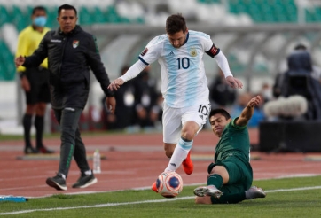 Argentina ngược dòng ở độ cao 3.600 mét