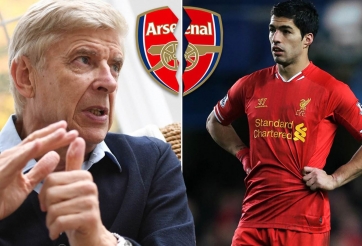 HLV Wenger tiết lộ vụ Arsenal hỏi mua Suarez với '40 triệu +1 bảng'