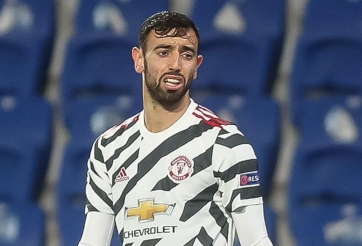 Thống kê thảm hại của Bruno Fernandes trận MU thua Istanbul