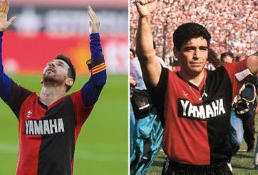 Messi làm điều tuyệt vời để tưởng nhớ Diego Maradona