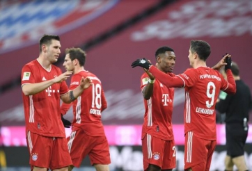 Bayern Munich thắng ngược trước đội bóng áp chót BXH