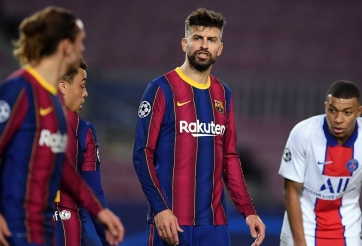 Pique và Griezmann chửi nhau thậm tệ ở trận thua của Barca