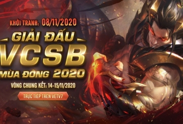 Lịch thi đấu vòng bảng VCSB mùa Đông 2020