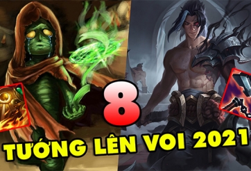 TOP 8 vị tướng LMHT 'Hóa rồng' tại giai đoạn tiền mùa giải