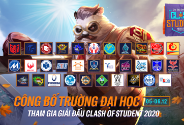 Liên Quân: Công bố 32 trường có mặt tại Clash Of Student