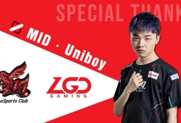 LGD kí hợp đồng với tuyển thủ đường giữa Uniboy