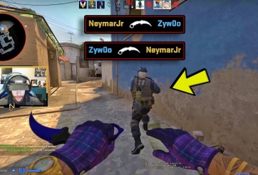 CS:GO: Neymar xử lý 1000IQ 'chém' thành công ZywOo