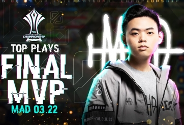 Top Plays AIC 2020 Liên Quân: Siêu phẩm gọi tên MAD 0322