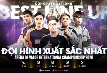 Liên Quân Mobile: Đội hình xuất sắc nhất AIC 2020