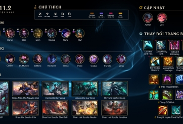  LMHT - Chi tiết bản cập nhật 11.2