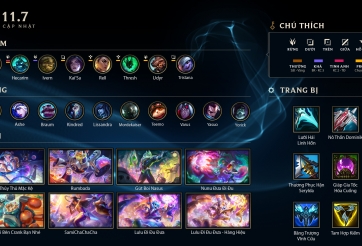 Chi tiết phiên bản cập nhật LMHT 11.7