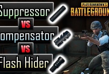 Tổng hợp chi tiết các loại phụ kiện lắp được vào súng trong PUBG Mobile