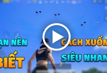 PUBG Mobile: PoxPox hướng dẫn nhảy dù siêu nhanh - Đáp đất trước mọi kẻ địch