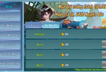 Võ Lâm Truyền Kỳ Mobile mở sự kiện mừng cập nhật phiên bản Hoa Sơn Kiếm Hội