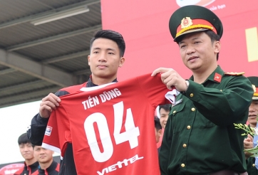 Trọng Đại, Tiến Dũng nhận bằng khen của Bộ Quốc Phòng