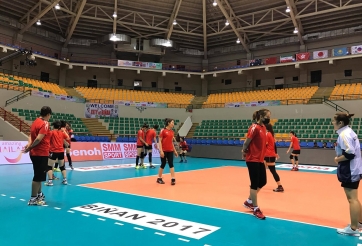 Giải vô địch châu Á: Việt Nam đã có buổi tập làm quen sân 