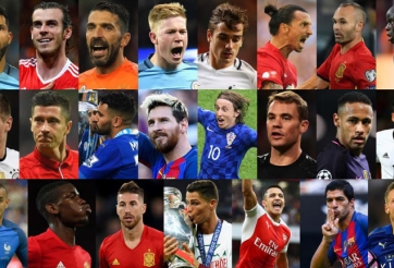 20 cầu thủ xuất sắc nhất thập niên (Phần 1)