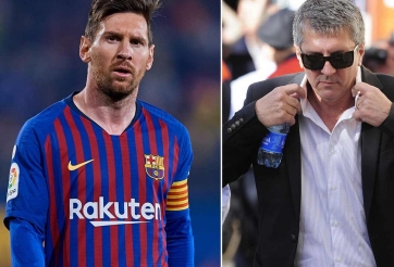 Sợ mất Messi, Barca 'đi đêm' với bố siêu sao Argentina