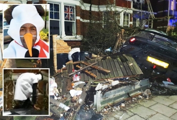 Sao NHA lái siêu xe chục tỉ đâm nát nhà hàng xóm