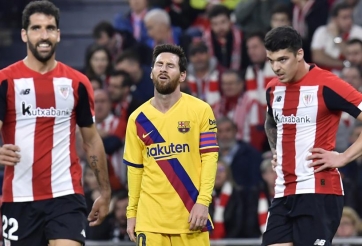 Nối gót Real, Barca thua đau đớn Bilbao