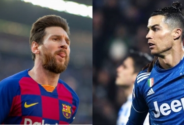 Lập poker, Messi vượt qua thành tích ghi bàn của Ronaldo