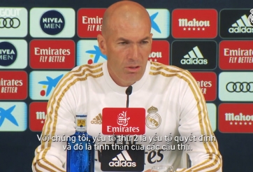 VIDEO: Zidane tiết lộ công thức thắng Siêu kinh điển (Sub Việt)