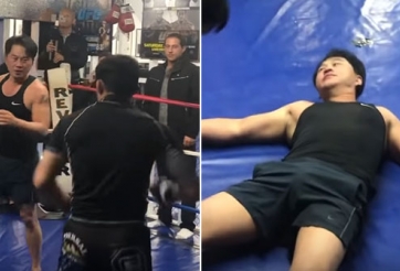 VIDEO: Cái kết bi thảm cho kẻ dám thách thức cựu võ sĩ MMA gốc Việt