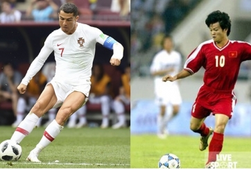 VIDEO: Văn Quyến tái hiện siêu phẩm đá phạt của Ronaldo trên sân phủi