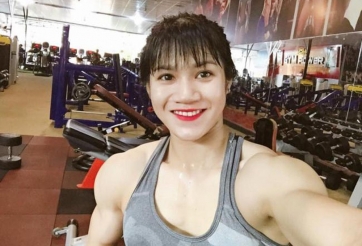 VIDEO: Nữ VĐV thể hình xinh đẹp khoe cơ bắp gây sốt trên mạng