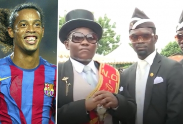 Vũ công tang lễ châu Phi mơ được lo hậu sự cho Ronaldinho