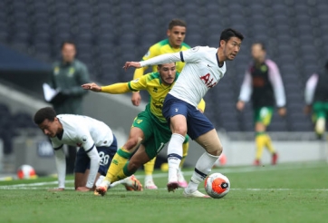 Tottenham thua đội bét bảng trong ngày Son Heung-min tái xuất