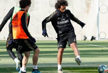 VIDEO: Marcelo khuấy đảo sân tập Real với pha solo ghi bàn ảo diệu