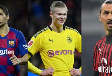 Chuyển nhượng sáng 31/7: Chốt tương lai Suarez, Haaland, Ibrahimovic