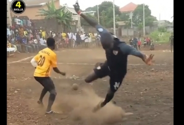 VIDEO: Thi triển kỹ năng cực dị khiến đối thủ 'ngã sấp mặt'