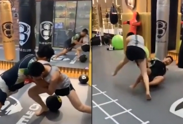 VIDEO: Từ Hiểu Đông dễ dàng bị thiếu niên 15 tuổi quật ngã