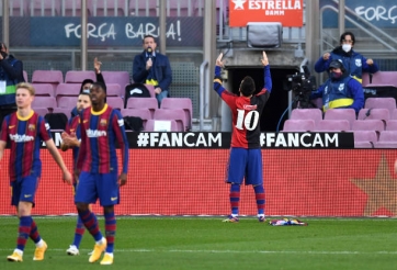 Messi ghi bàn trong ngày Barca đại thắng