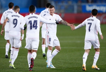 Hazard trở lại, Real đại thắng Alaves