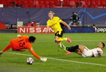 Haaland chói sáng, Dortmund xuất sắc đánh bại Sevilla