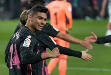 Casemiro đưa Real trở lại cuộc đua vô địch