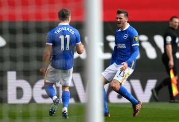 Trossard giúp Brighton nắm lợi thế trong cuộc đua trụ hạng