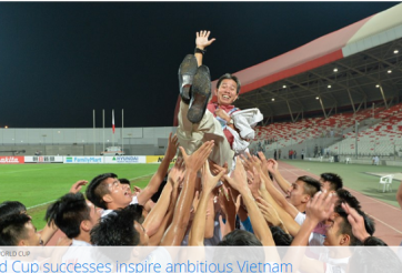 Thầy trò Hoàng Anh Tuấn được vinh danh trên trang chủ FIFA