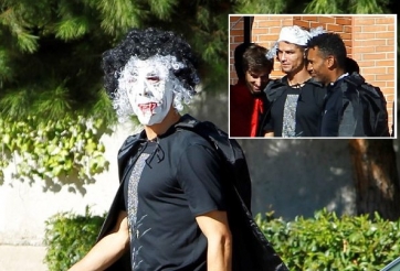 Tin thể thao tối 9/2: Ronaldo đeo mặt nạ Ma cà rồng